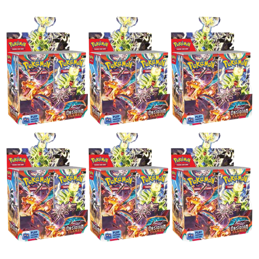 Obsidian Flames Booster Box Case (x6 Booster Boxes)